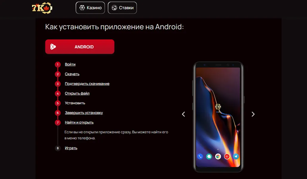 Что представляет собой 7K Casino